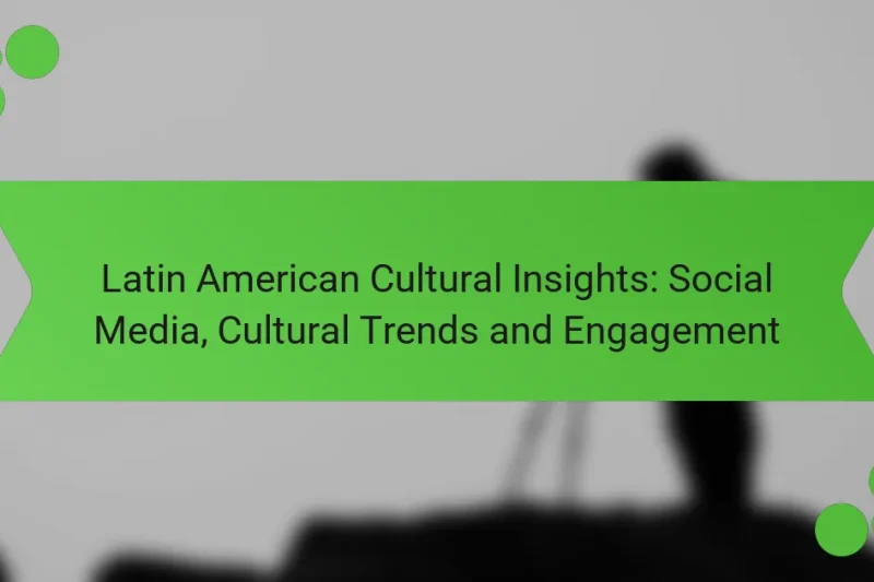 Información Cultural Latinoamericana: Redes Sociales, Tendencias Culturales y Participación