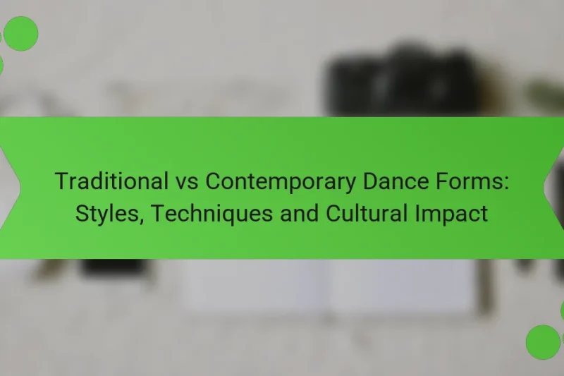 Formas de Danza Tradicional vs Contemporánea: Estilos, Técnicas e Impacto Cultural